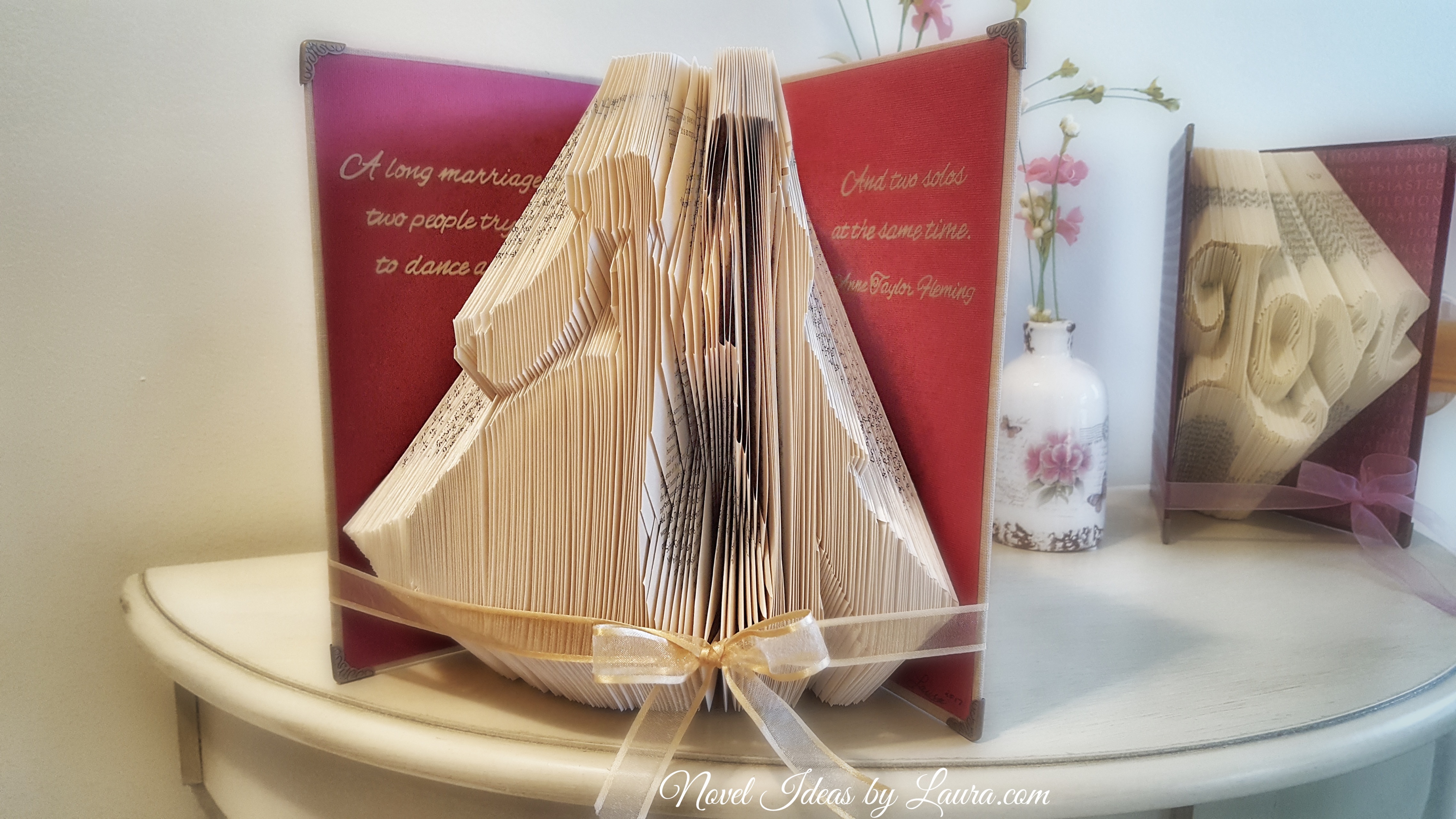 Wedding /Anniversary Couple Book Fold